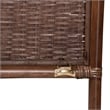 Pemberly Row Raphaela Natural Rattan King Panel Headboard
