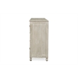 Pemberly Row Farmhouse 9-Drawer Solid Wood Dresser with Floral Carved Details