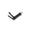 Pemberly Row Brass Single Hole Bathroom Faucet in Matte Black