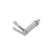 Pemberly Row Brass Single Hole Bathroom Faucet in Brushed Nickel