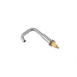 Pemberly Row Brass Double Handle Bathroom Faucet in Brushed Nickel