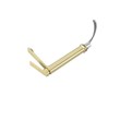 Pemberly Row Brass Single Handle Bathroom Faucet in Brushed Gold