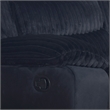 Pemberly Row Black Reclining Loveseat with Drink Console and Storage