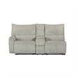 Pemberly Row 3-Piece Power Reclining Sectional in Latte Brown Polyester