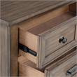 Pemberly Row 5-Piece Wood Queen Bedroom Set with Chest in Mocha