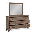Pemberly Row 5-Piece Wood Queen Bedroom Set with Chest in Mocha