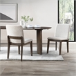 Pemberly Row Upholstered Dining Chairs in Beige (Set of 2)