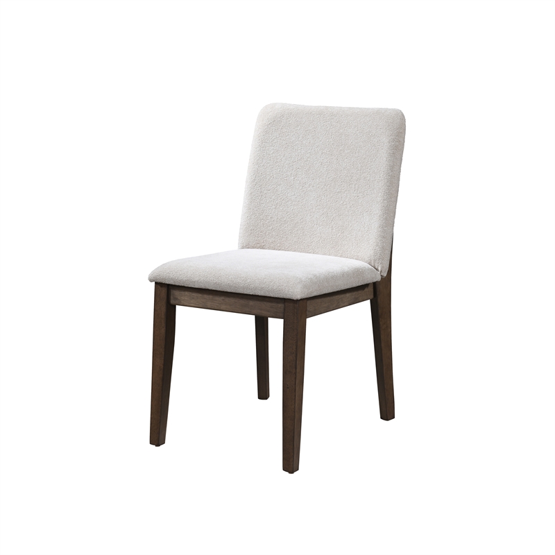 Pemberly Row Upholstered Dining Chairs in Beige (Set of 2)