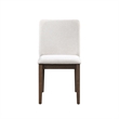 Pemberly Row Upholstered Dining Chairs in Beige (Set of 2)