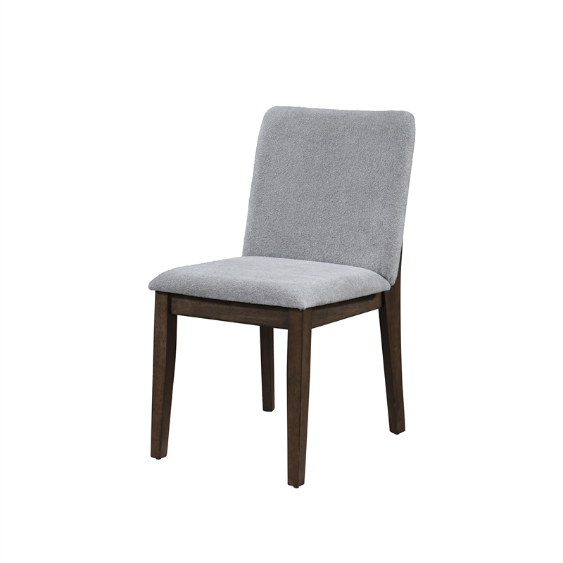 Pemberly Row Upholstered Dining Chairs in Gray (Set of 2)
