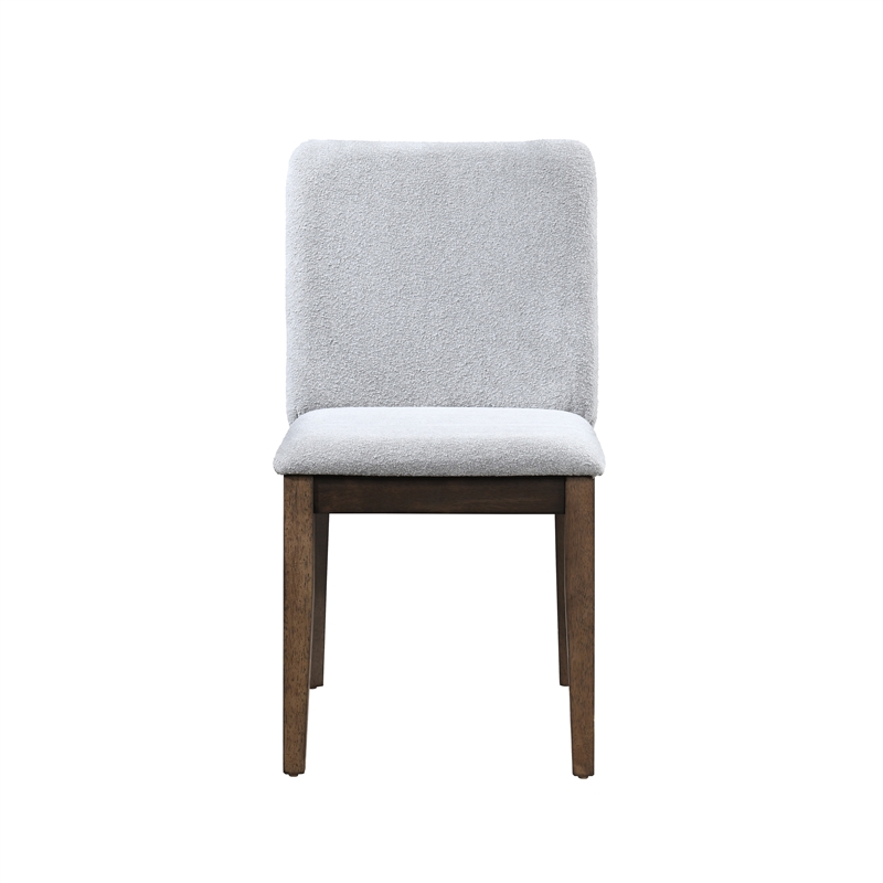 Pemberly Row Upholstered Dining Chairs in Gray (Set of 2)