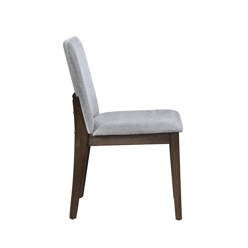 Pemberly Row Upholstered Dining Chairs in Gray (Set of 2)