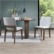 Pemberly Row Upholstered Dining Chairs in Gray (Set of 2)