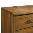Pemberly Row Wood 6-Drawer Dresser in Honey Finish