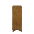 Pemberly Row 4Pc Wood Queen Bedroom Set with Chest in Honey Brown