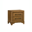 Pemberly Row 5Pc Wood Queen Bedroom Set with Chest in Honey Brown Finish