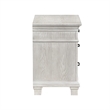 Pemberly Row 4-Piece King Bedroom Set with Nightstand in Misty Gray Finish