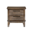 Pemberly Row 3-Pc Wood Bedroom Set with Chest in Vintage Gray