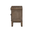 Pemberly Row 3-Pc Wood Bedroom Set with Chest in Vintage Gray