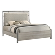Pemberly Row 5Pc Wood King Bedroom Set w Chest in Gray