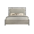 Pemberly Row 5Pc Wood King Bedroom Set w Chest in Gray