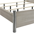 Pemberly Row 5Pc Wood King Bedroom Set w Chest in Gray