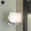 Pemberly Row 1-Light Stainless Steel Wall Sconce in Polished Chrome