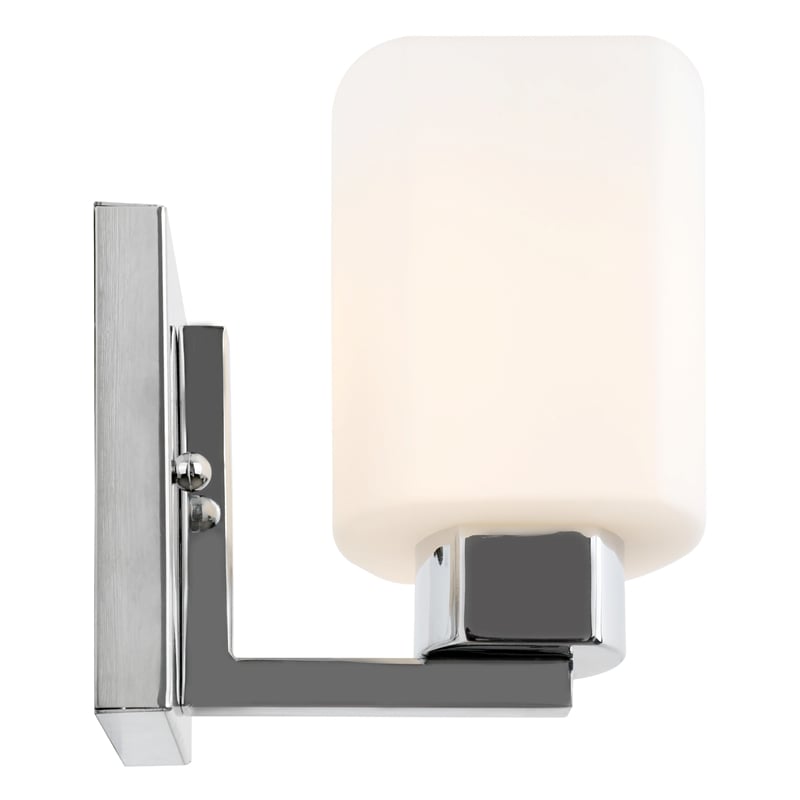 Pemberly Row 1-Light Stainless Steel Wall Sconce in Polished Chrome