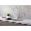 Pemberly Row Stainless Steel Kitchen Faucet in Chrome with Pull Down Sprayer