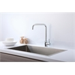 Pemberly Row Stainless Steel Kitchen Faucet in Chrome with UPC Certification