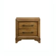 Pemberly Row Queen Bedroom Set with Lighted Storage Bed in Honey Brown