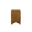 Pemberly Row Queen Bedroom Set with Lighted Storage Bed in Honey Brown