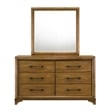 Pemberly Row Queen Bedroom Set with Lighted Storage Bed in Honey Brown