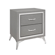 Pemberly Row 3-Pc Wood Bedroom Set with Dresser in Gray Finish