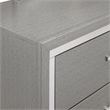 Pemberly Row 3-Pc Wood Bedroom Set with Dresser in Gray Finish