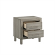 Pemberly Row 5-Piece Wood Queen Bedroom Set with 2 Nightstands in Gray