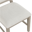 Pemberly Row Gwendolyn 5-Pc Wood Oval Dining Set with Chairs in Taupe