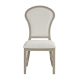 Pemberly Row Gwendolyn 5-Pc Wood Oval Dining Set with Chairs in Taupe