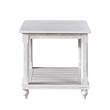 Pemberly Row 3-Piece Distressed White Pine Occasional Table Set