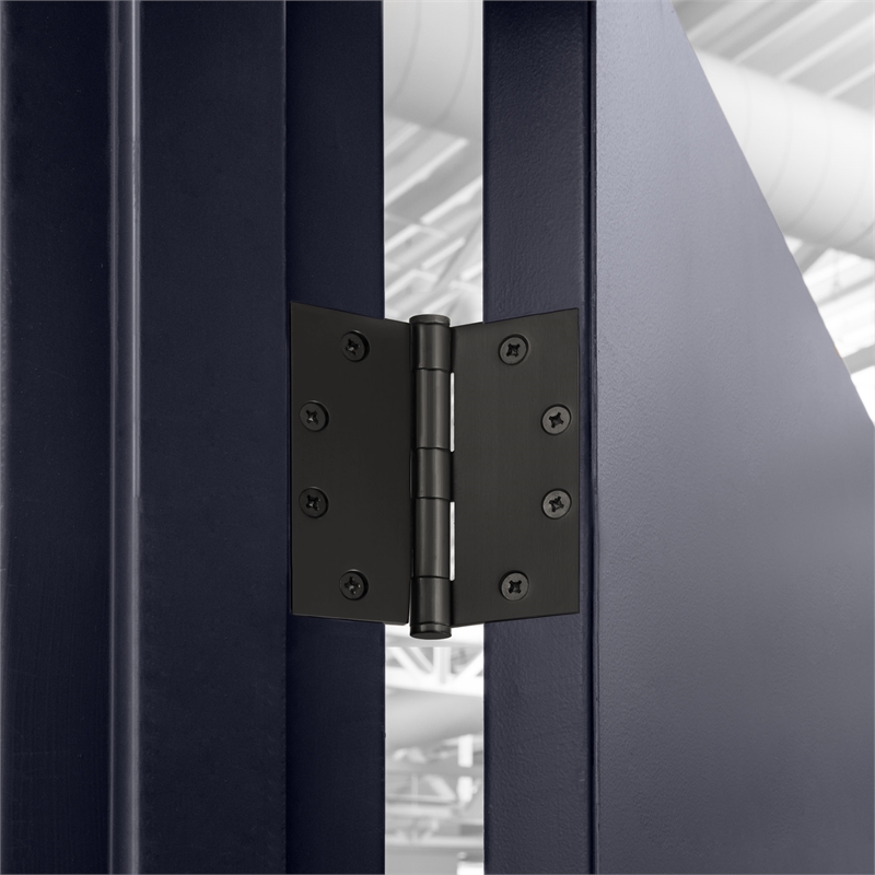 Pemberly Row Stainless Steel Door Hinge in Oil Rubbed Bronze 4.5 in 9-Pack