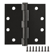 Pemberly Row Stainless Steel Door Hinge in Oil Rubbed Bronze 4.5 in 9-Pack