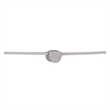 Pemberly Row Door Hinge 3.5-In Square Corner Satin Nickel Pack of 9