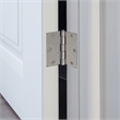 Pemberly Row Door Hinge 3.5-In Square Corner Satin Nickel Pack of 9