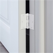 Pemberly Row Steel Door Hinge in Painted White 3.5 in Square Corner 6 Pack