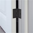 Pemberly Row Matte Black Steel Door Hinges 3.5