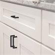Pemberly Row 3.8 in. Stainless Steel Cabinet Pulls Matte Black 10-Pack