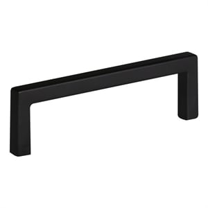 Pemberly Row 3.8 in. Stainless Steel Cabinet Pulls Matte Black 10-Pack