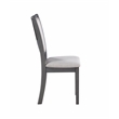 Pemberly Row Solid Wood Dining Chairs in Gray (Set of 4)