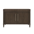 Pemberly Row Asher Park 2-Door Server with Drawers in Piano Brown Finish