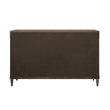 Pemberly Row Asher Park 2-Door Server with Drawers in Piano Brown Finish
